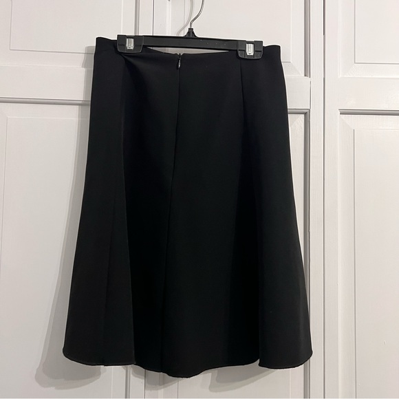 Black A-line Midi Skirt - Picture 2 of 5